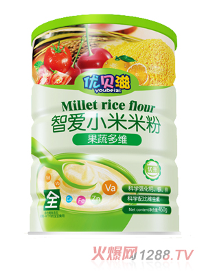 優(yōu)貝滋果蔬多維智愛(ài)小米米粉-聽裝